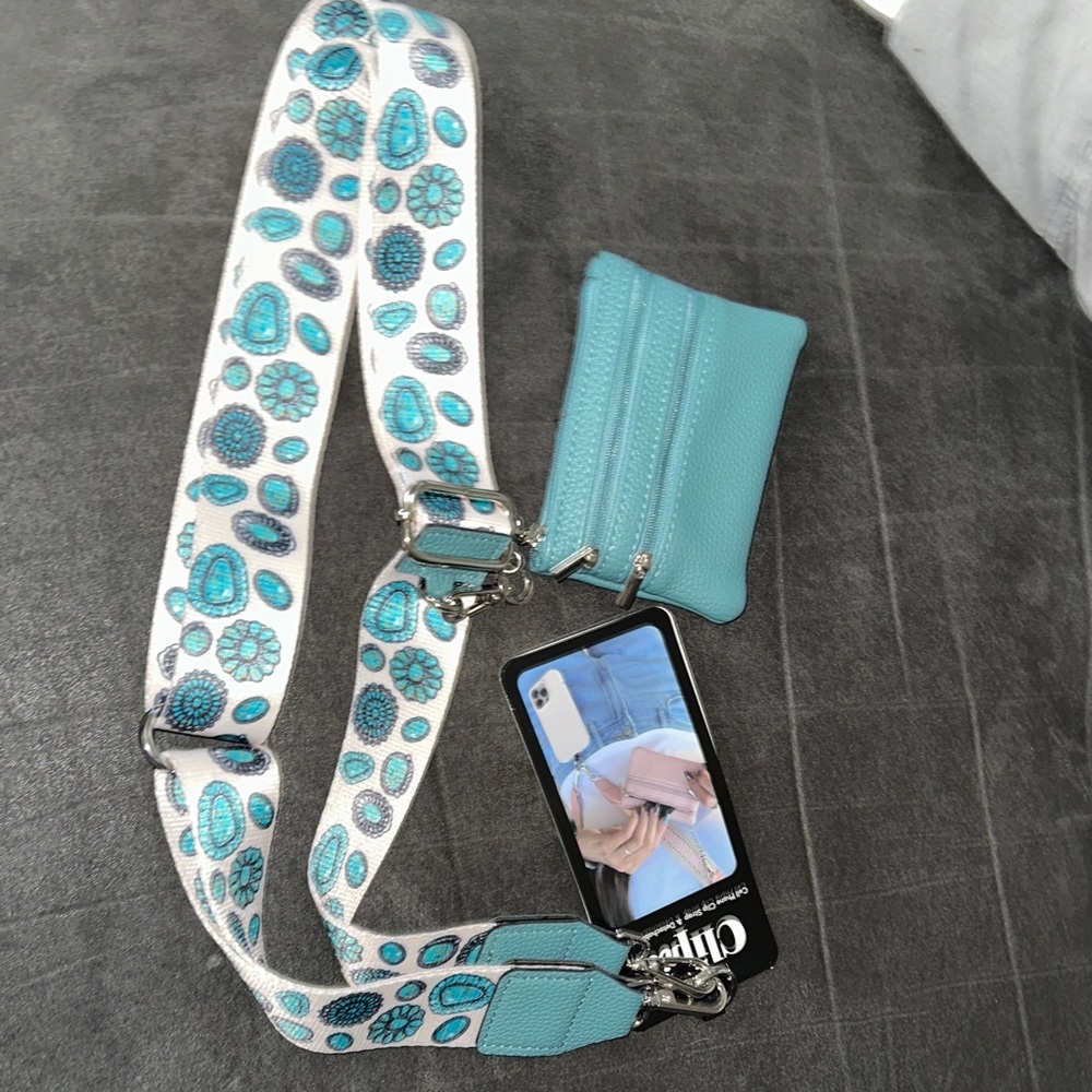 Phone Clip Strap & Detachable Wristlet